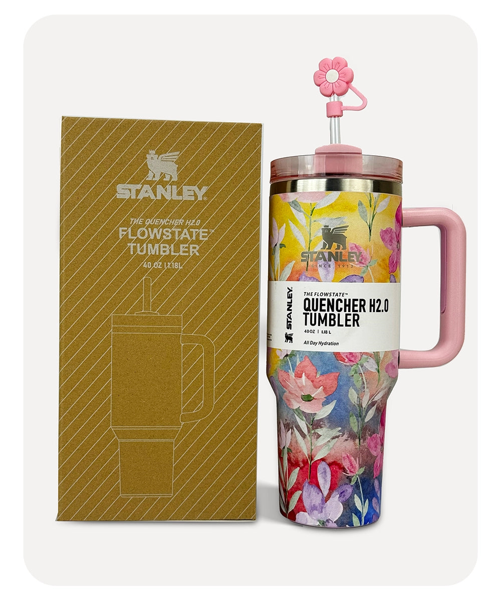Stanley FlowState - Pink Garden Bloom - 40-OZ - 1.18L