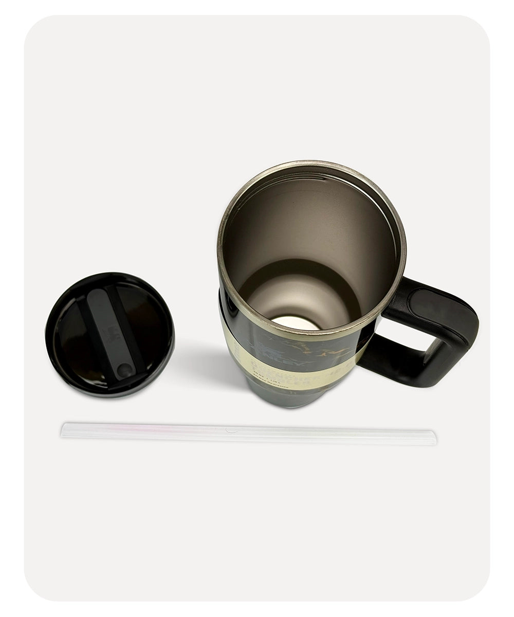 Stanley Quencher H2.0 Tumbler - Black Marble - 40 0Z | 1.18L