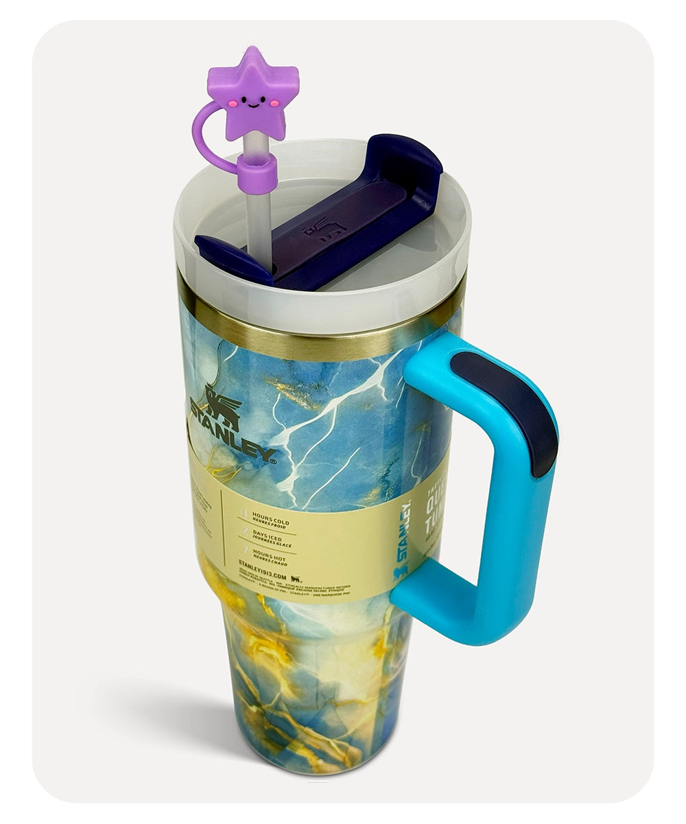 Stanley Quencher H2.0 Tumbler - Blue Marble - 40 0Z | 1.18L
