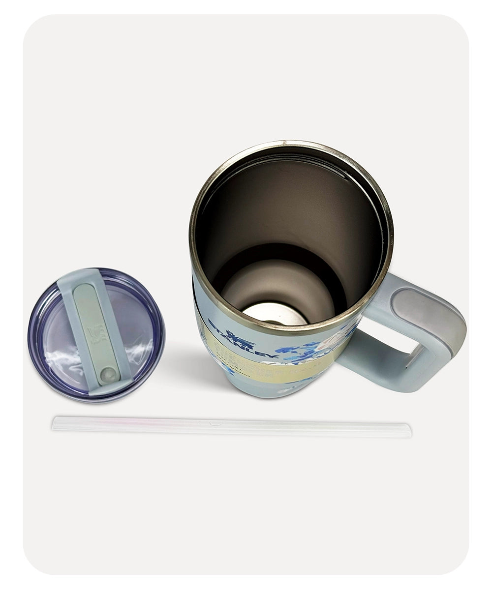 Stanley Quencher H2.0 Tumbler - Blue Flower - 40 0Z | 1.18L