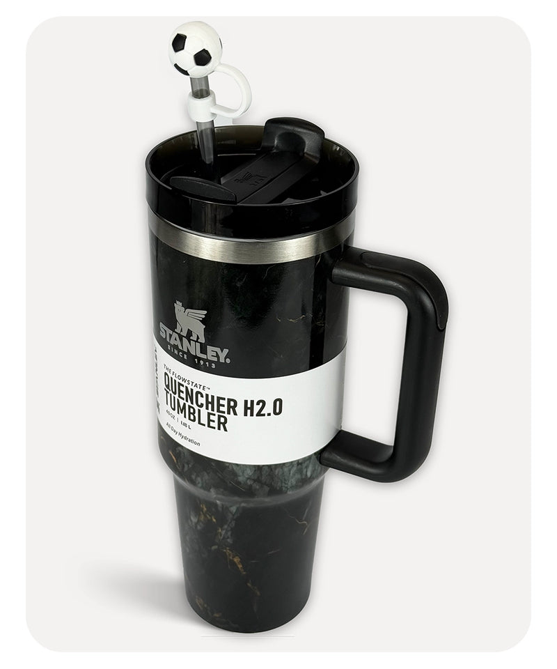 Stanley Quencher H2.0 Tumbler - Black Marble - 40 0Z | 1.18L