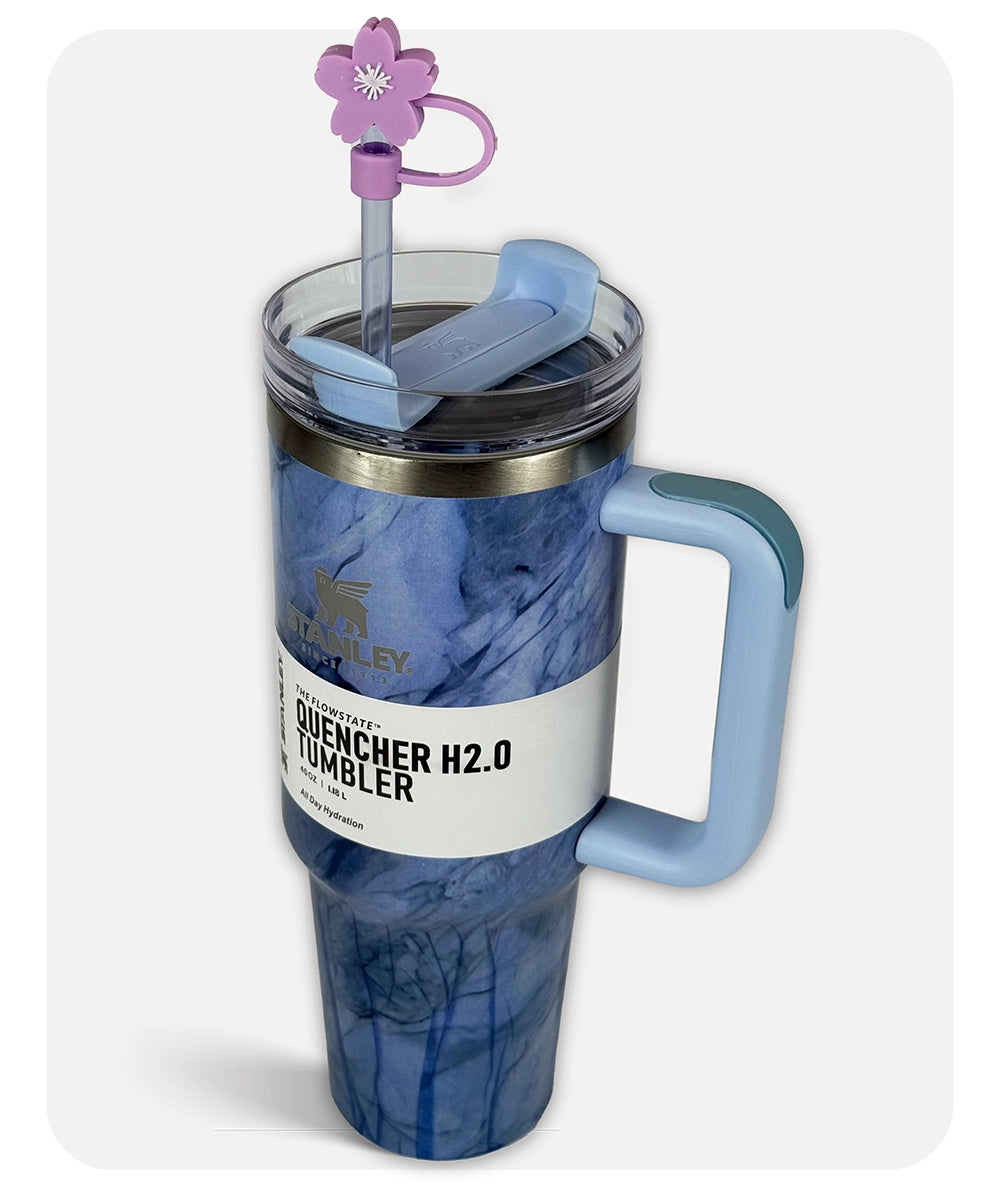 Stanley Quencher H2.0 Tumbler - Blue Marble - 40 0Z | 1.18L