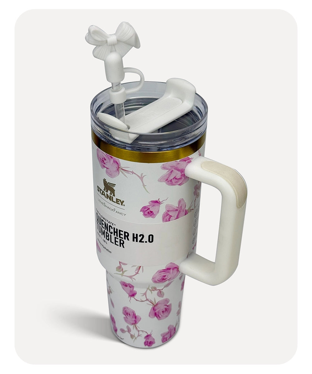 Stanley x FlowState - White Floral Pink - 40-OZ - 1.18L