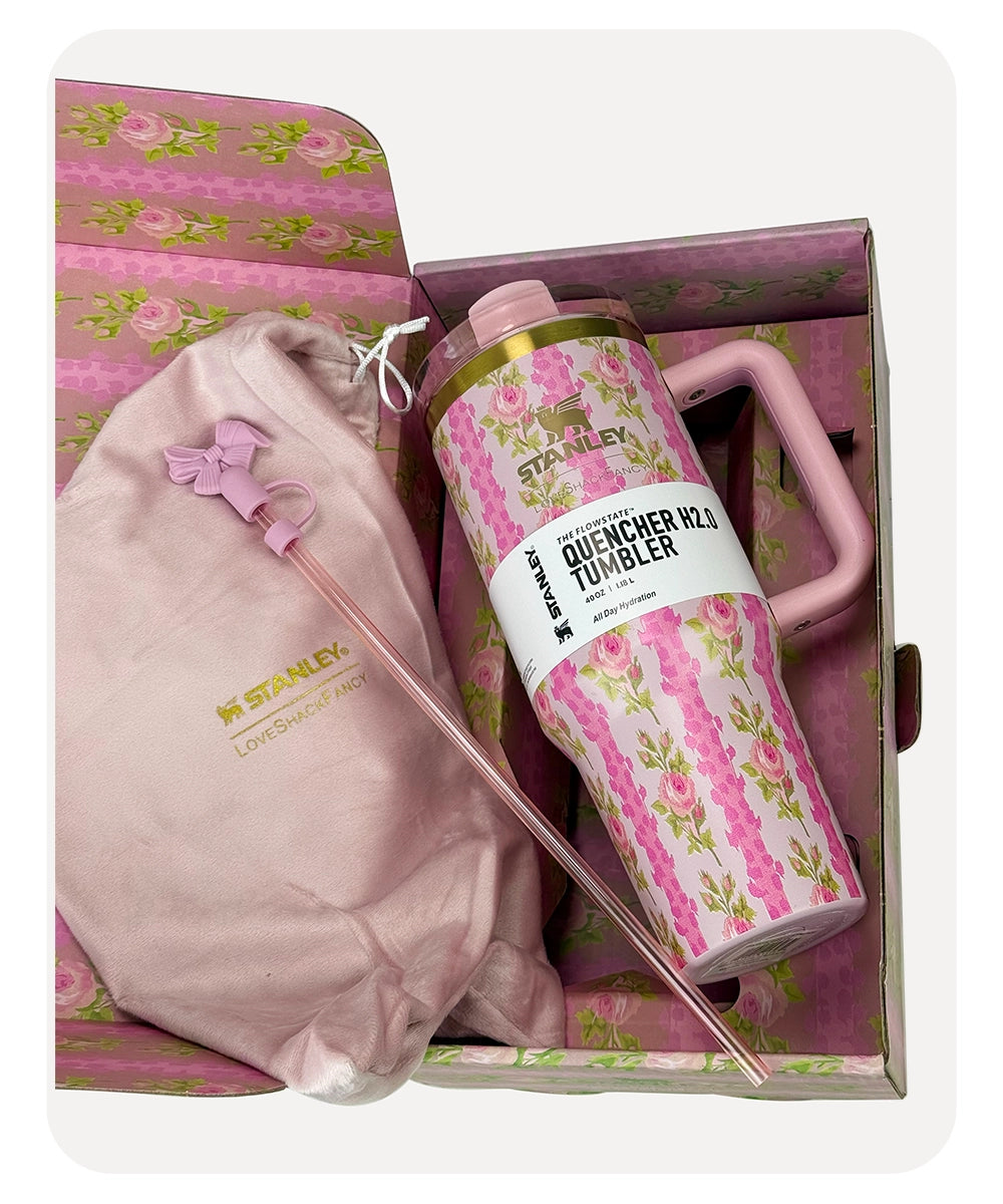 Stanley x LoveShakeFancy - Floral Blush Pink - 40-OZ - 1.18L