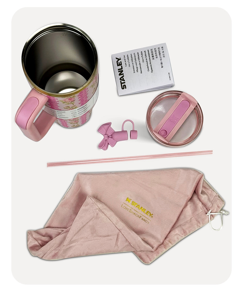 Stanley x LoveShakeFancy - Floral Blush Pink - 40-OZ - 1.18L
