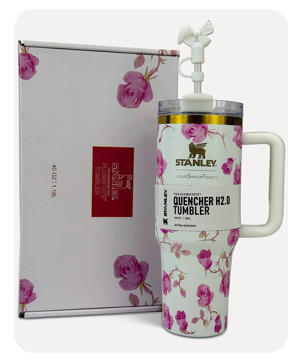Stanley x LoveShakeFancy - Floral Ivory White - 40-OZ - 1.18L
