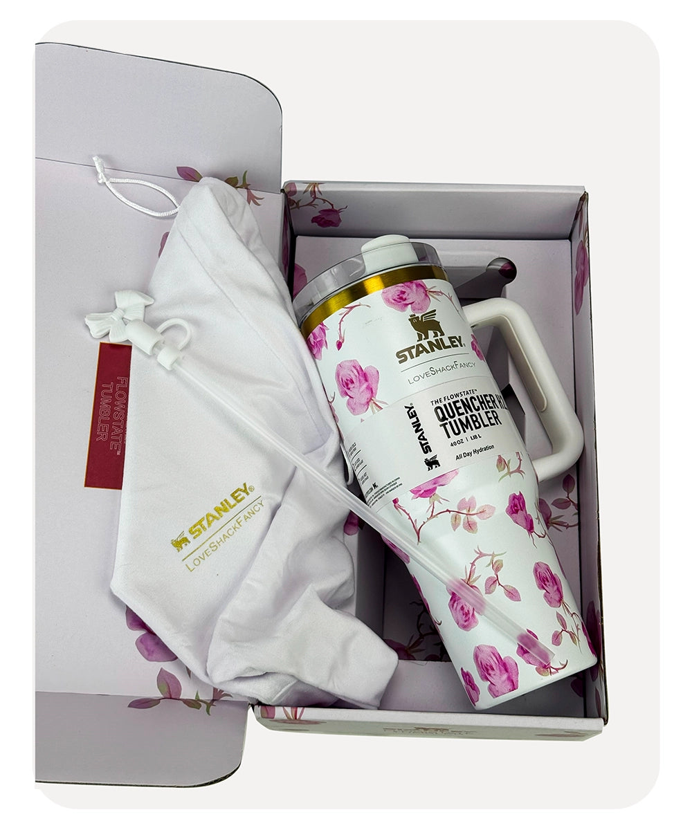 Stanley x LoveShakeFancy - Floral Ivory White - 40-OZ - 1.18L