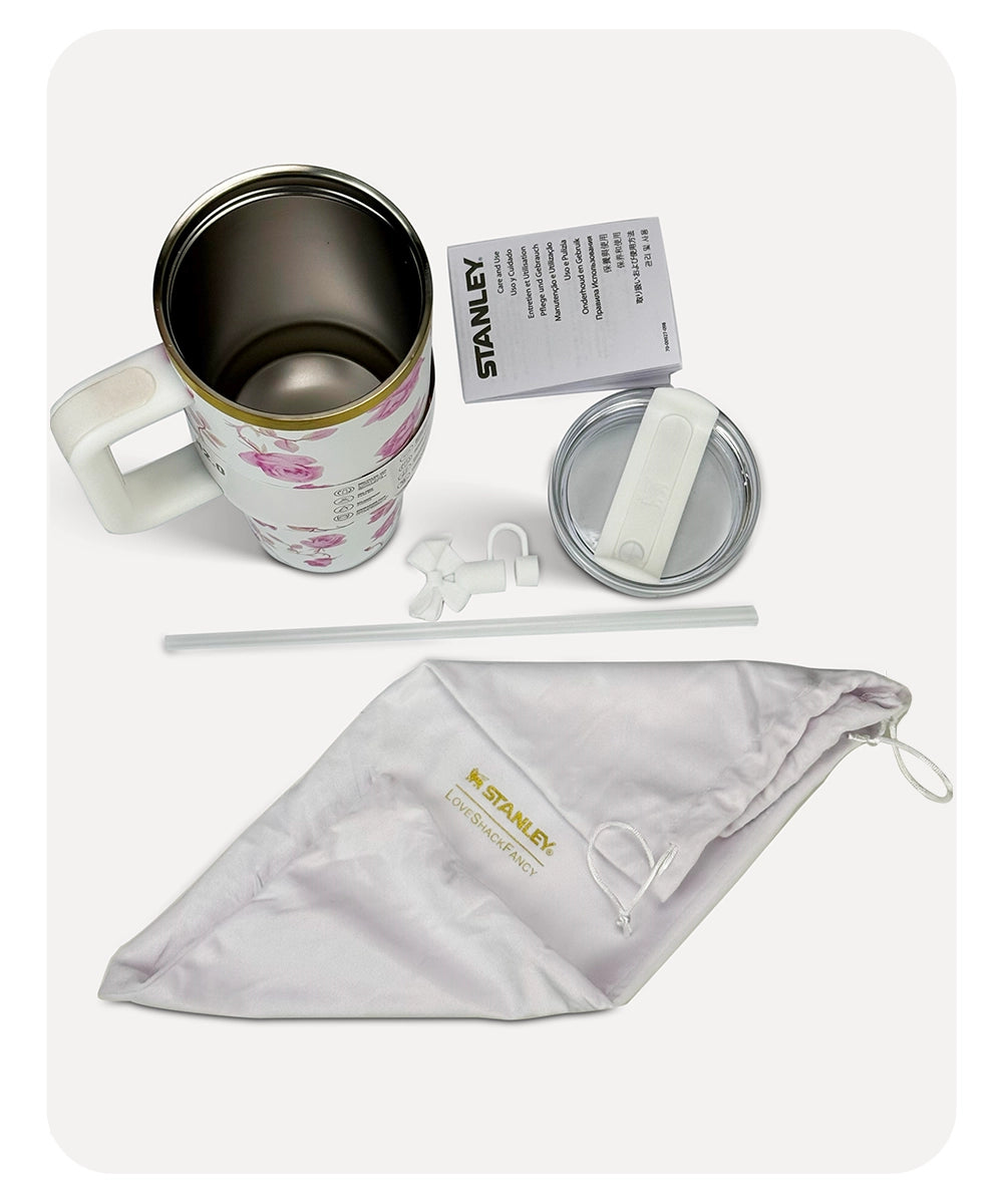 Stanley x LoveShakeFancy - Floral Ivory White - 40-OZ - 1.18L