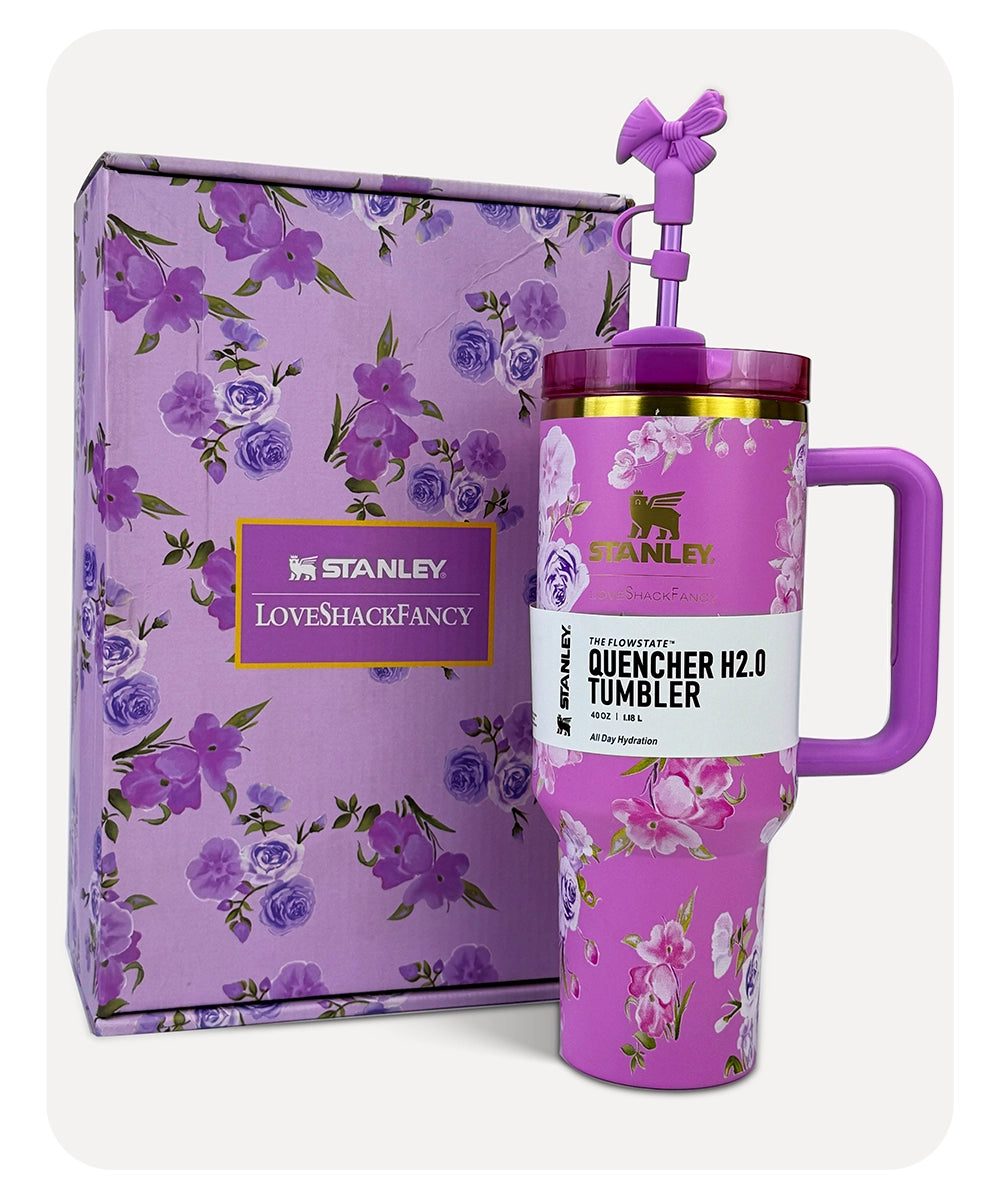 Stanley x LoveShakeFancy - Floral Lavender Purple - 40-OZ - 1.18L