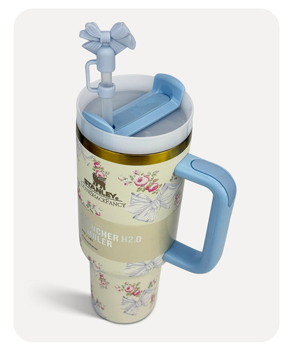 Stanley x LoveShakeFancy - White Blue - 40-OZ - 1.18L