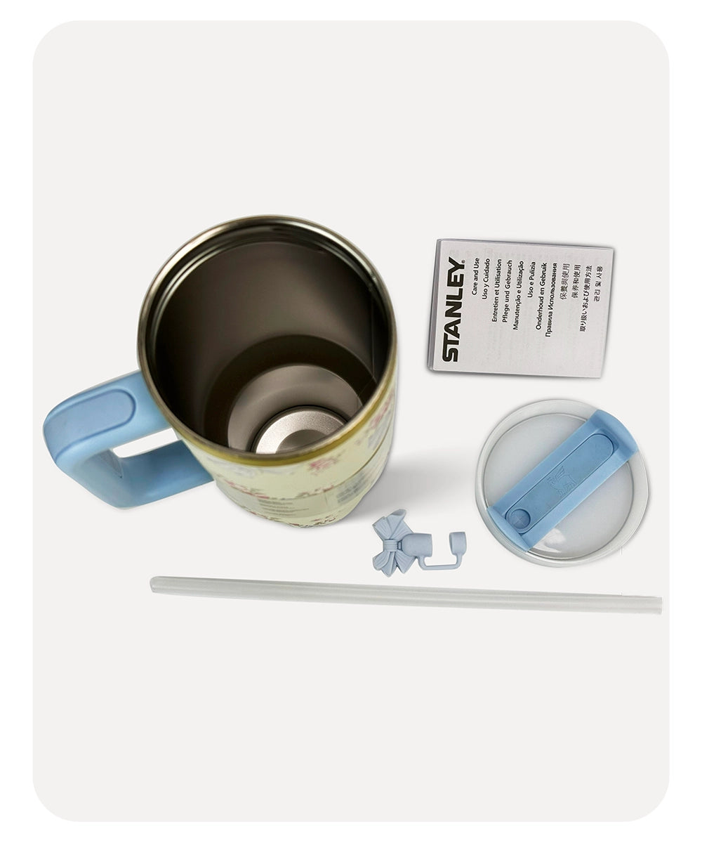 Stanley x LoveShakeFancy - White Blue - 40-OZ - 1.18L