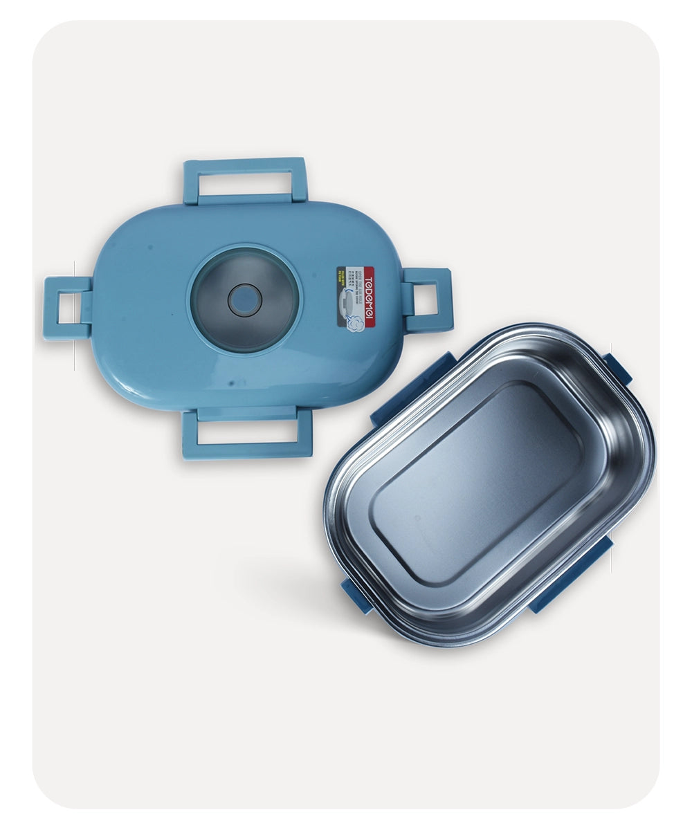Tedemei Oval Lunch Box - Blue