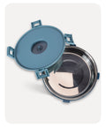Tedemei Round Lunch Box - Blue
