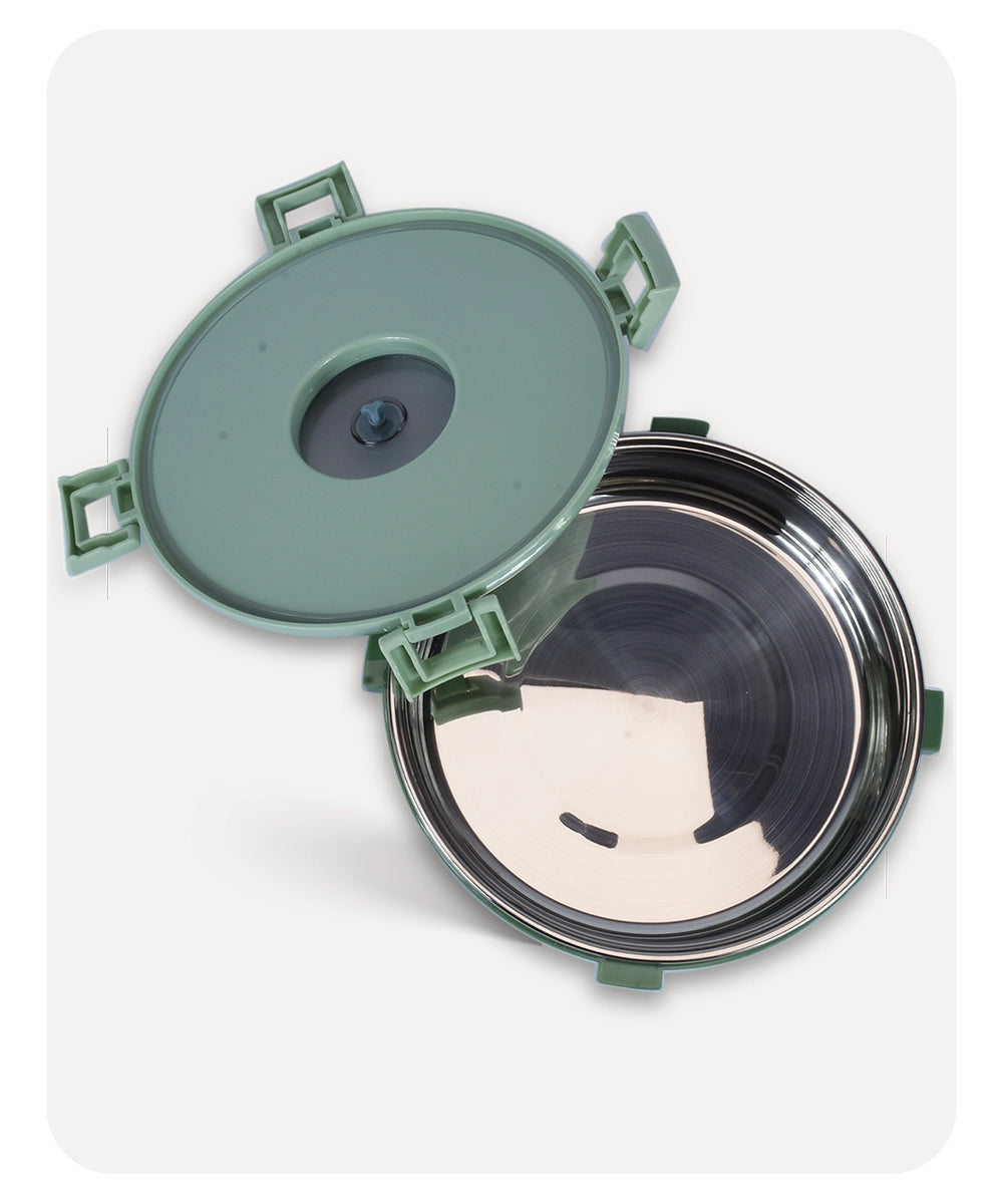 Tedemei Round Lunch Box - Green