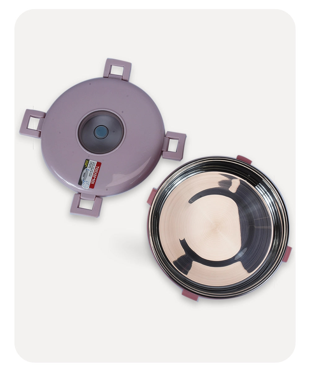 Tedemei Round Lunch Box - Pink