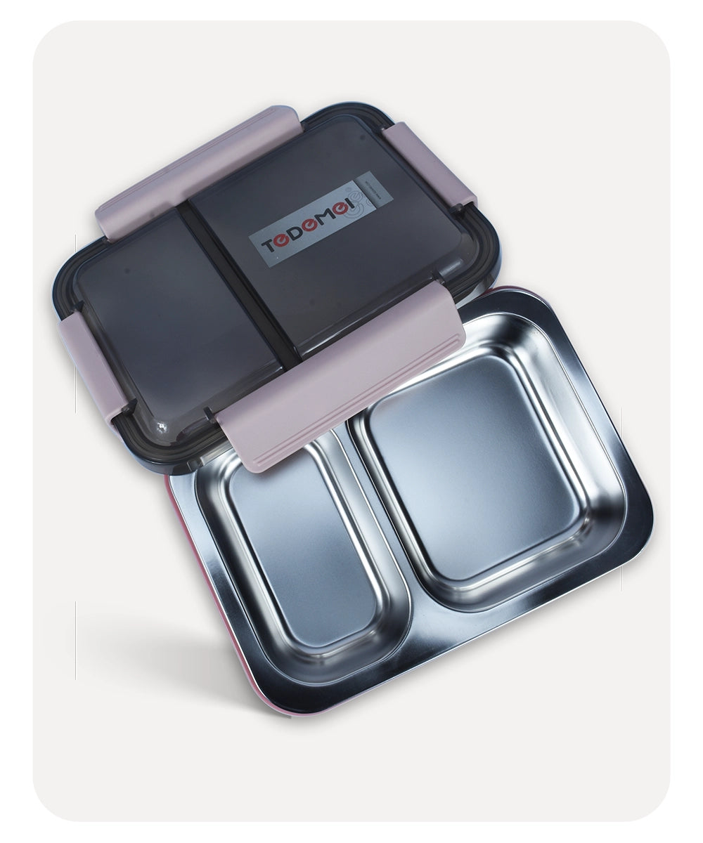 Tedemei Square Lunch Box - Pink
