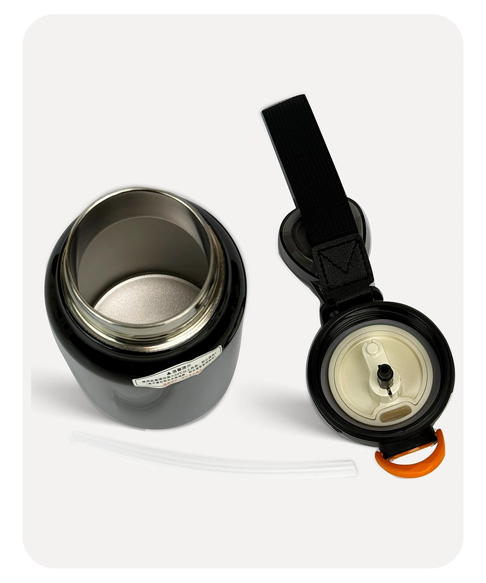 The West Side Vacuum Bottle - Black - 580ml