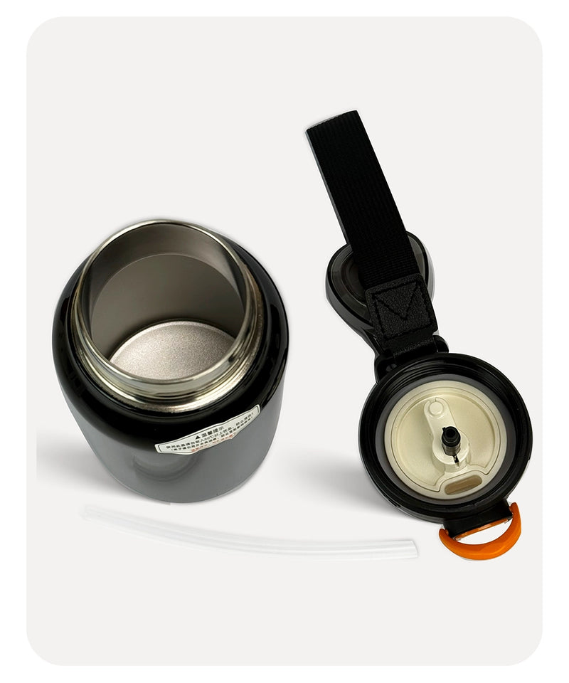 The West Side Vacuum Bottle - Black - 580ml