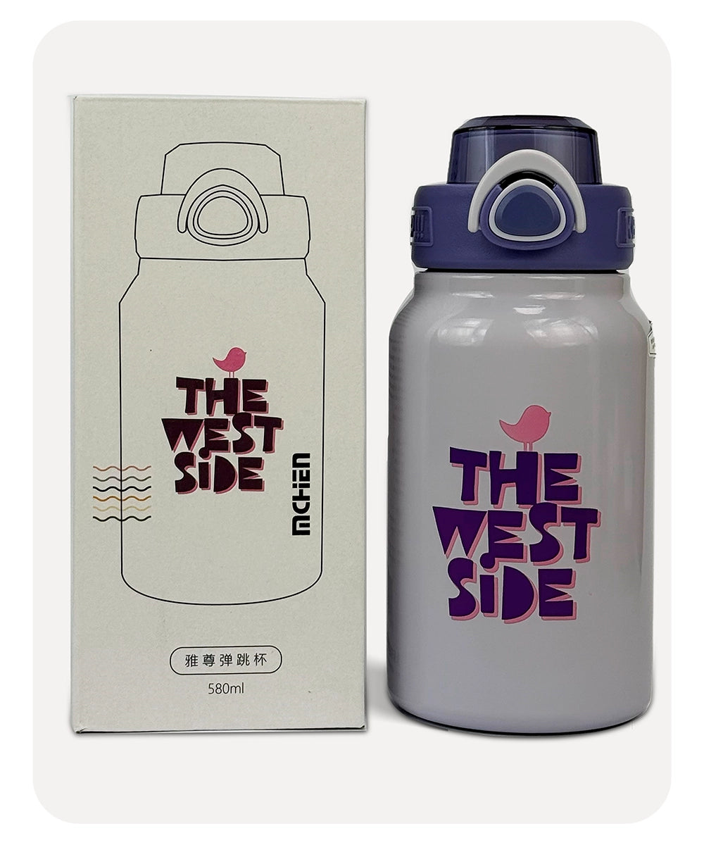 The West Side Vacuum Bottle - Blue - 580ml