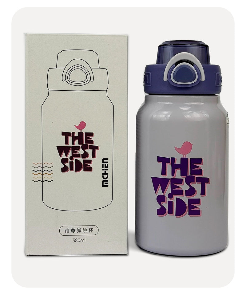 The West Side Vacuum Bottle - Blue - 580ml