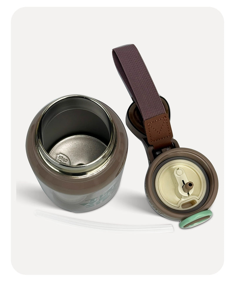 The West Side Vacuum Bottle - Brown - 580ml