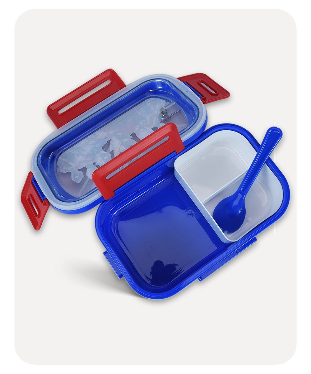 Ultra Man Cute Lunch Box - Blue