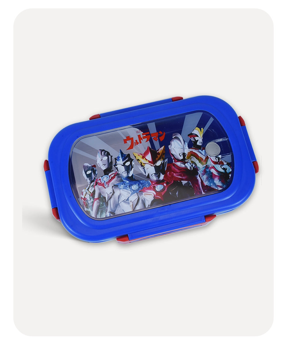Ultra Man Cute Lunch Box - Blue